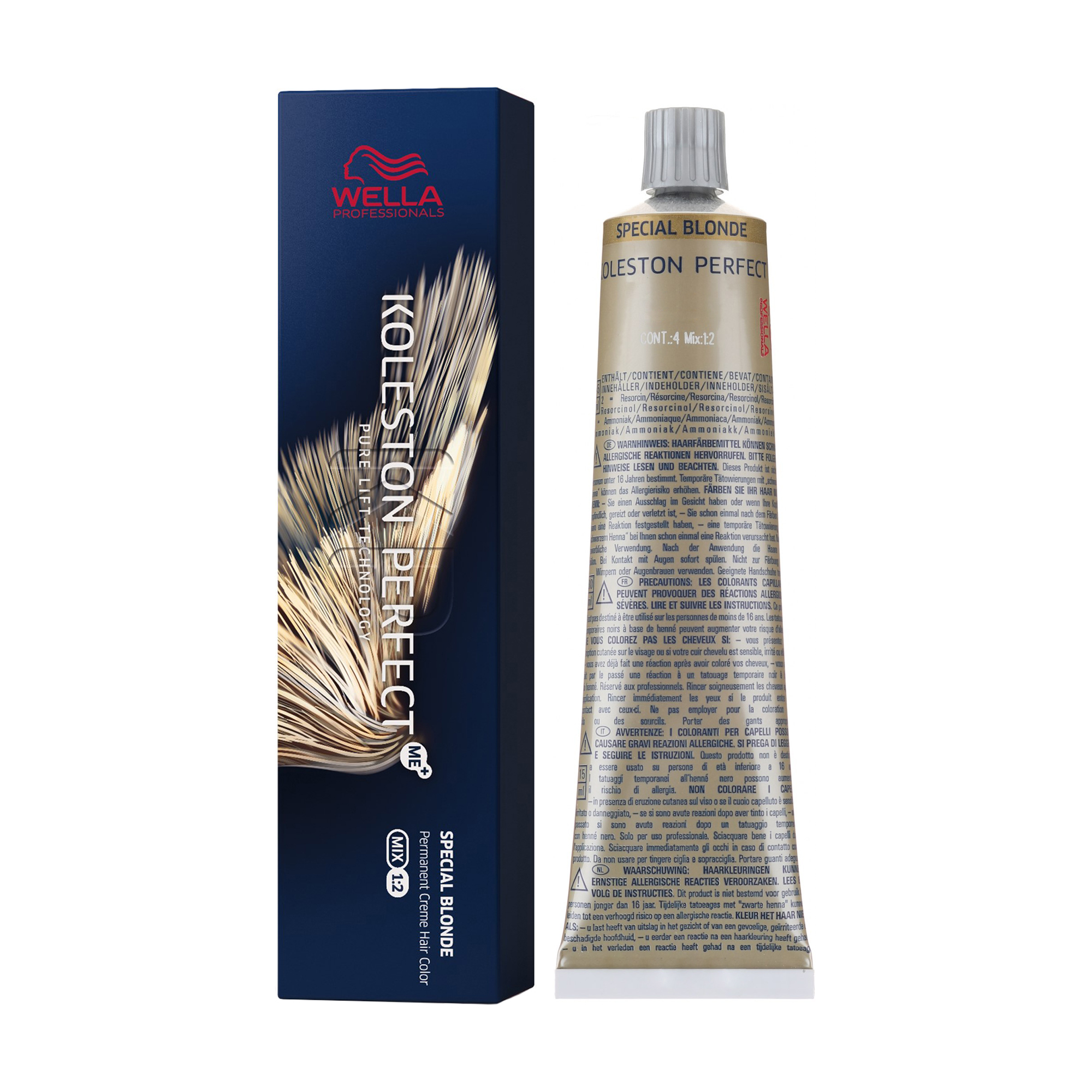 Уцінка! Стійка крем-фарба для волосся Wella Professionals Koleston Perfect Special Blonde Warm 12/03, 60 мл